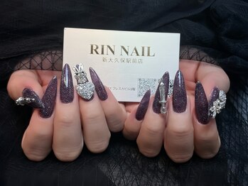 リンネイル 新大久保店(Rin Nail)/#待ち込みデザインOK　#付け放題
