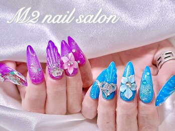 エムズ ネイルサロン(M2)/ツーカラーマーメイドネイル
