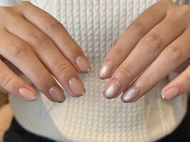 ミラーフレンチネイル