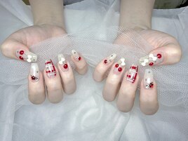 ゴージャス持込 チェリーネイル