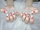 ゴージャス持込 チェリーネイル