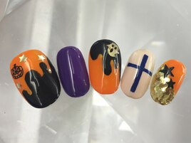 POPなハロウィンネイル￥8200