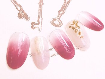 ピーチポット/【上品シンプルアート付7900円】