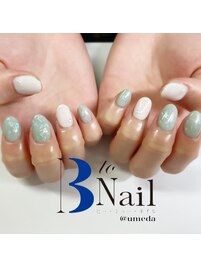 爽やかネイル