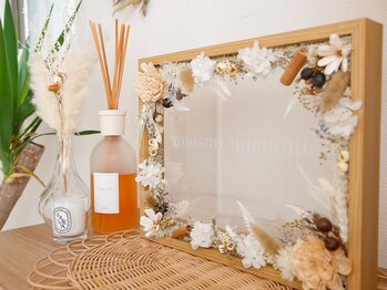 メゾン ミニョンヌ(maison mignonne)/ウェルカムボードでお出迎え☆