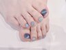 【FOOT】平日限定！他店オフ半額＆シンプルフットネイル ¥9500→￥8500