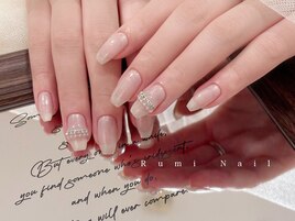 上品/ベージュ/パールライン