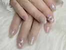 お花ネイル