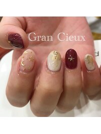 秋色ネイル