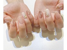ネイルズ ララ(nails Lala)/ほんのり秋ネイル。