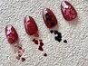 お急ぎの方に！【75分アート】ハート×シアーネイル￥6,550