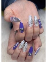 ルー(Lou)/パープルデザインアート