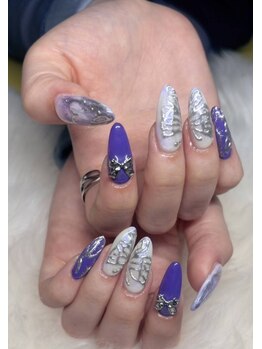 パープルデザインアート