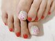 ビョルサタン(Byulsatang)の写真/サンダルの季節到来♪周りと差がつくワンランク上のデザインに☆【FOOT《オフ込》親指2本アート¥6500】