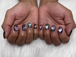 ハロウィンネイル