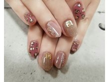 チェリー(Cherry)/【ヒョウ柄ネイル】