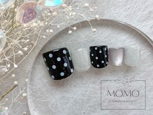 モモ(MOMO)/《ドットネイル☆Foot定額》