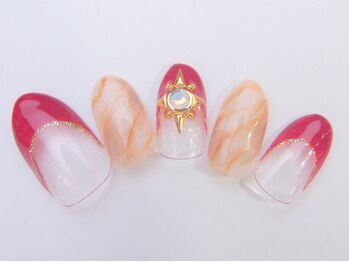 ネイルサロン ドレリッチ 大宮店(drerich)/大理石風ネイル