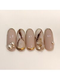 大理石ネイル