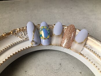 ネイルサロン ウノ 湘南平塚(UNO)/押し花ネイル