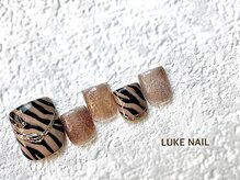 ルークネイル 恵比寿店(LUKE NAIL)/アニマルフットネイル　秋冬