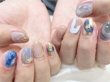 アース コアフュールボーテ 笛吹店(EARTH coiffure beaute)/ニュアンスネイル　10000円