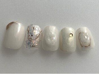 アイネイルズ 池袋店(I-nails)/オートミールニュアンス