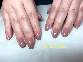 ミフ ネイル(mifu NAIL)/うるちゅるワンカラー
