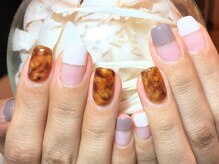 ネイルズ ララ(nails Lala)/べっこうネイル。