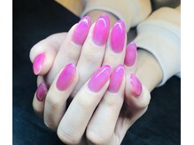 マグノリア(Magnolia)/ピンクちゅるんネイル