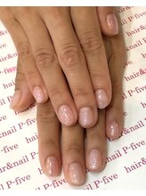 ヘアアンドネイル ピーファイブ(P-five)/大人可愛い！ピーチネイル♪