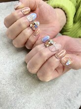 ネイルサロンファストネイルプラス 横浜店(FAST NAIL PLUS)/初夏ネイル2023【プリーツ】