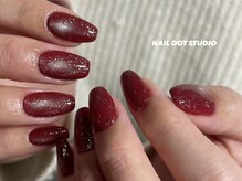 ネイルドットスタジオ 堺筋本町(NAIL DOT STUDIO)/ボルドーマグネット