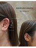 《SNSで話題☆》まつげパーマ＋耳ツボジュエリー(両耳10粒まで)¥8470→¥7150