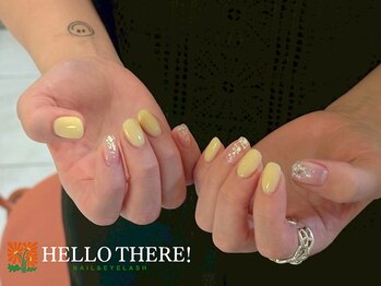 優しいイエローワンカラー