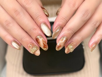 バタフライ 津田沼店(Butterfly)/ニュアンス×リングネイル♪