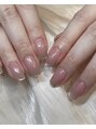 モアグラム 原宿竹下口店(More Glam) 可愛い 水光マグネットネイル~シンプルデザイン^_^