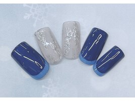 フレンチ　逆　青