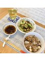 aR整体 ぬちぐすい 表参道 食生活改善月間が始まると健康食を作り出します。