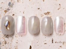 アイネイルズ 吉祥寺店(I nails)/シンプルグレー