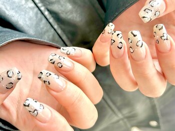 マニネイル 高の原店(mani nail)/レオパードネイル