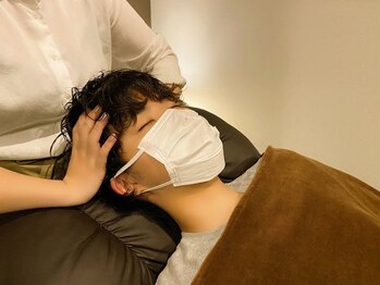 ゆるりと 錦糸町店の写真/【骨補正ドライヘッドスパ】リフトアップ&小顔に!目元/ほうれい線/フェイスラインの変化を実感◎［錦糸町］