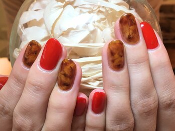 ネイルズ ララ(nails Lala)/べっこうネイル。