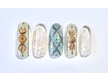 テンプテーション ネイル スタジオ(Temptation nail studio)/ERIKA／ボタニカルモロッカン