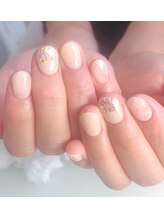 爪ソウシャイン(爪 SO SHINE)/ベージュタイダイ★