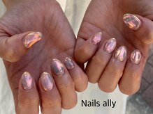 ネイルズアリー 立川店(Nails ally)/氷ネイル×うるうるネイル×春