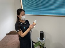 エクシア(EXCIA)/施術後、施術前にしっかり消毒！