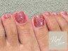 【1ケ月半以内の再来店オフ無料☆】FOOT：ワンカラー ¥9000