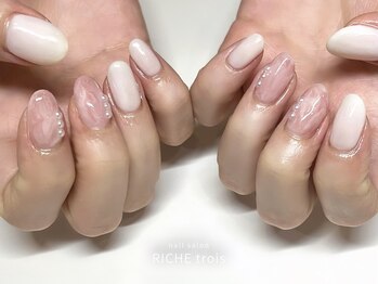 いちごミルクネイル♪