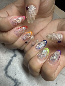 トゥースリール/★ジェル★ 長さだし／ネイル